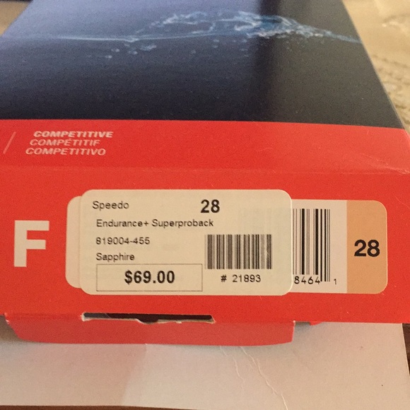 Speedo Endurance One Piece Sizes 28 and 30 Royal Blue! - Picture 6 of 6